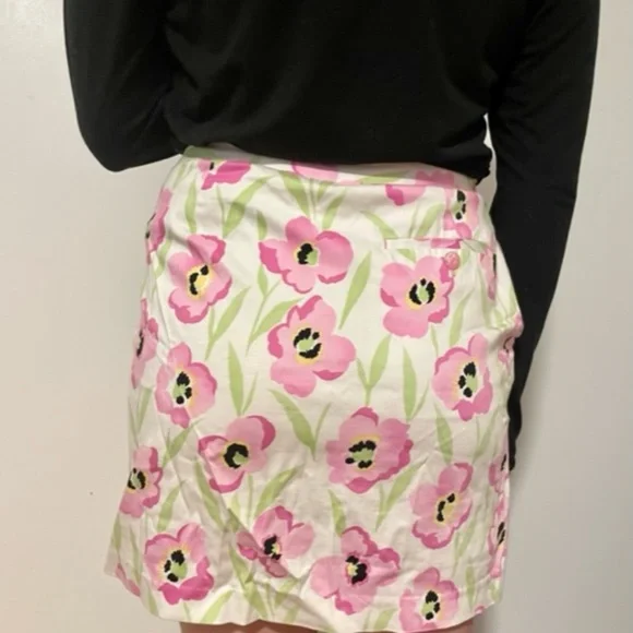 FLORAL SKORT - Picture 2 of 2